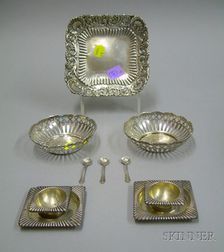 Group of Small Sterling Tablewares Items